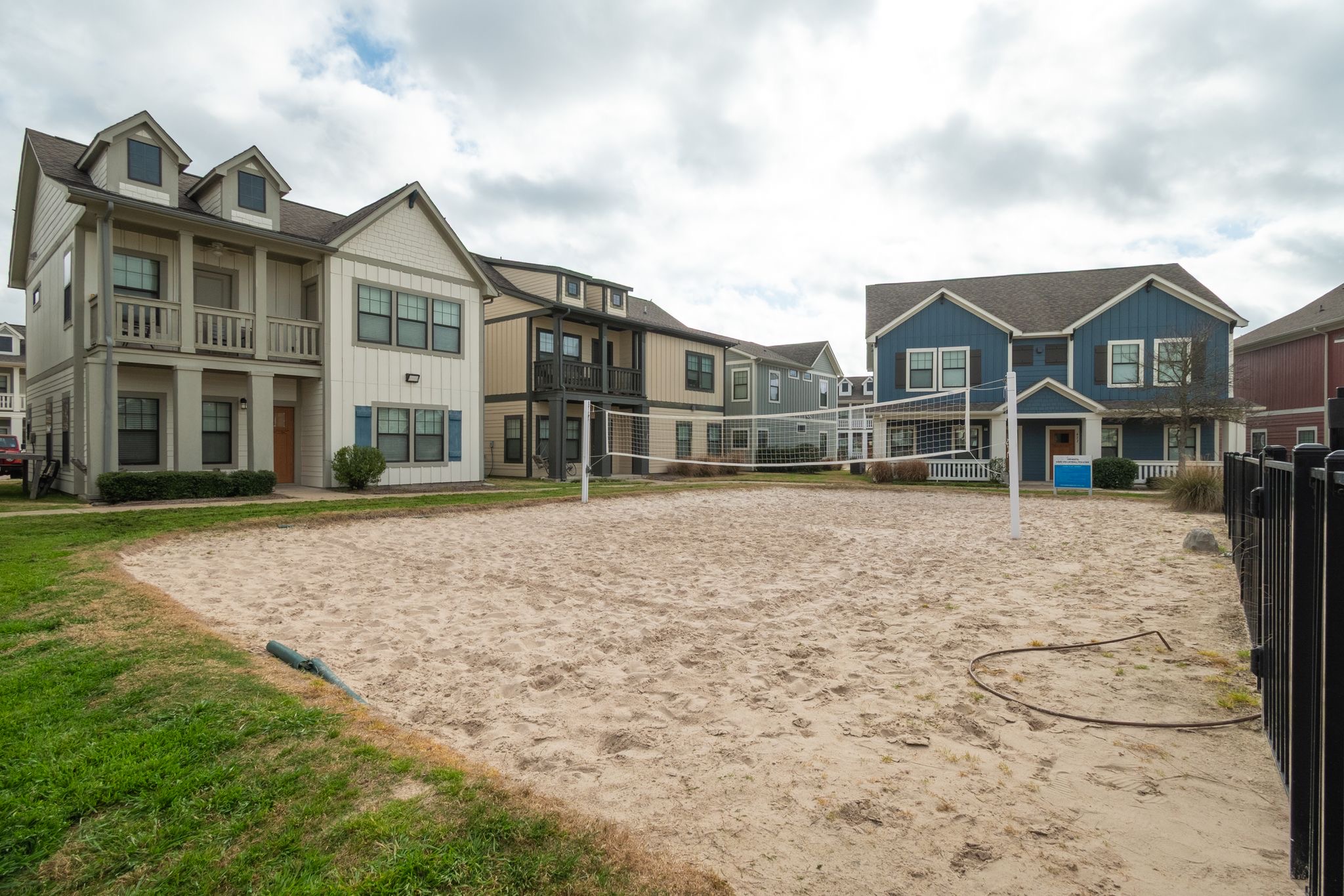 A sand court built for friendly competition, weekday breaks, and game days that don’t need a scoreboard.