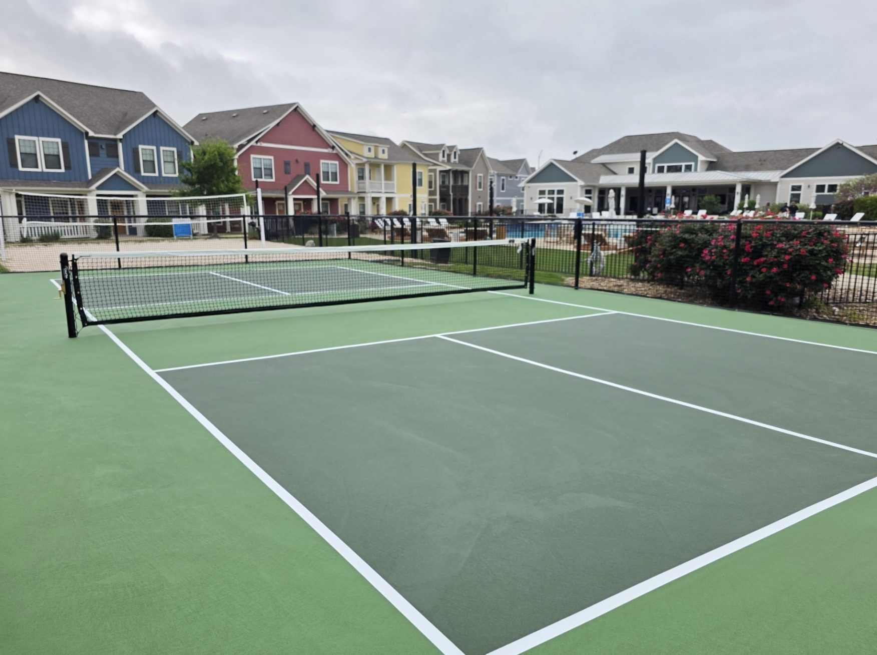 Pickleball court at The Heights.