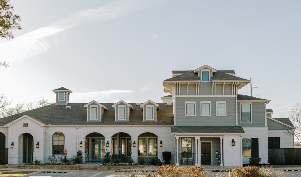 Exterior of 2818 Apartments in College Station.